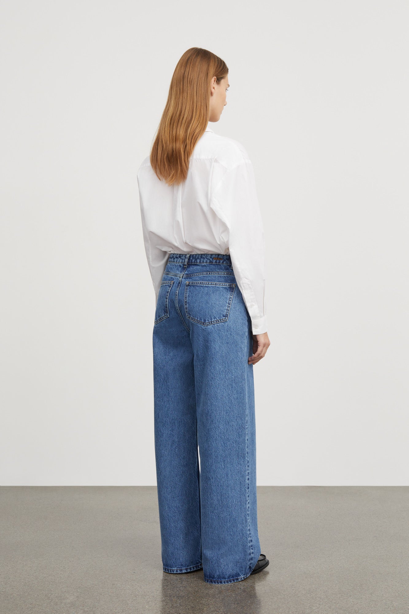 Skall Studio Willow wide jeans Jeans Washed mid blue